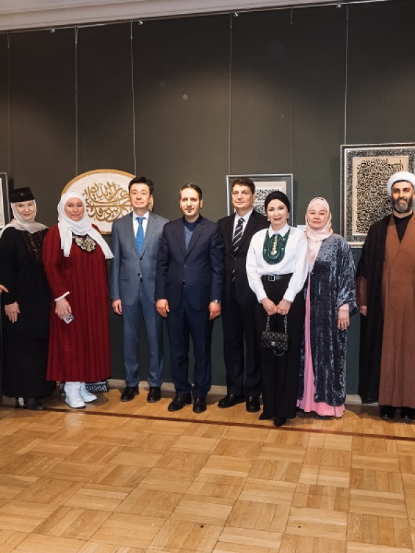 Ibn Sina Foundation took part in opening ceremony of the Exhibition of Calligraphy and Iranian Miniature in Kazan