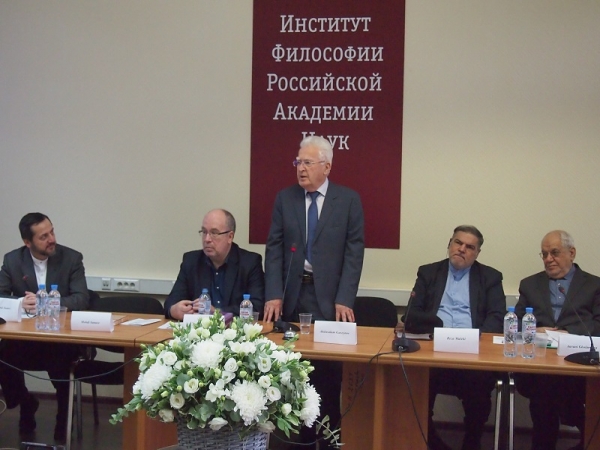 Speech of Abdusalam Guseinov, academic advisor of the RAS Institute of Philosophy