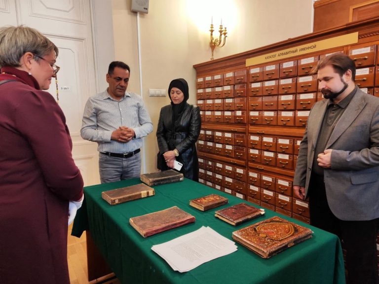 Ibn Sina Foundation organized an excursion to the departments of manuscripts and restoration of Library Foundations in Moscow for the Representative of the Library of the Iranian Majlis